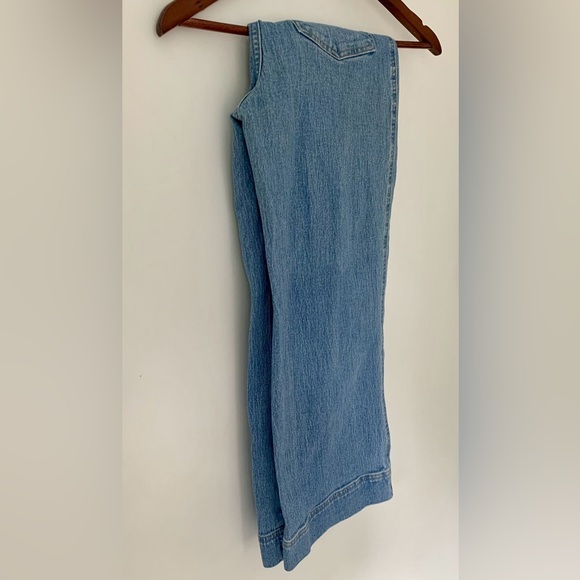 Fitted wide leg jeans pale blue - Picture 8 of 12